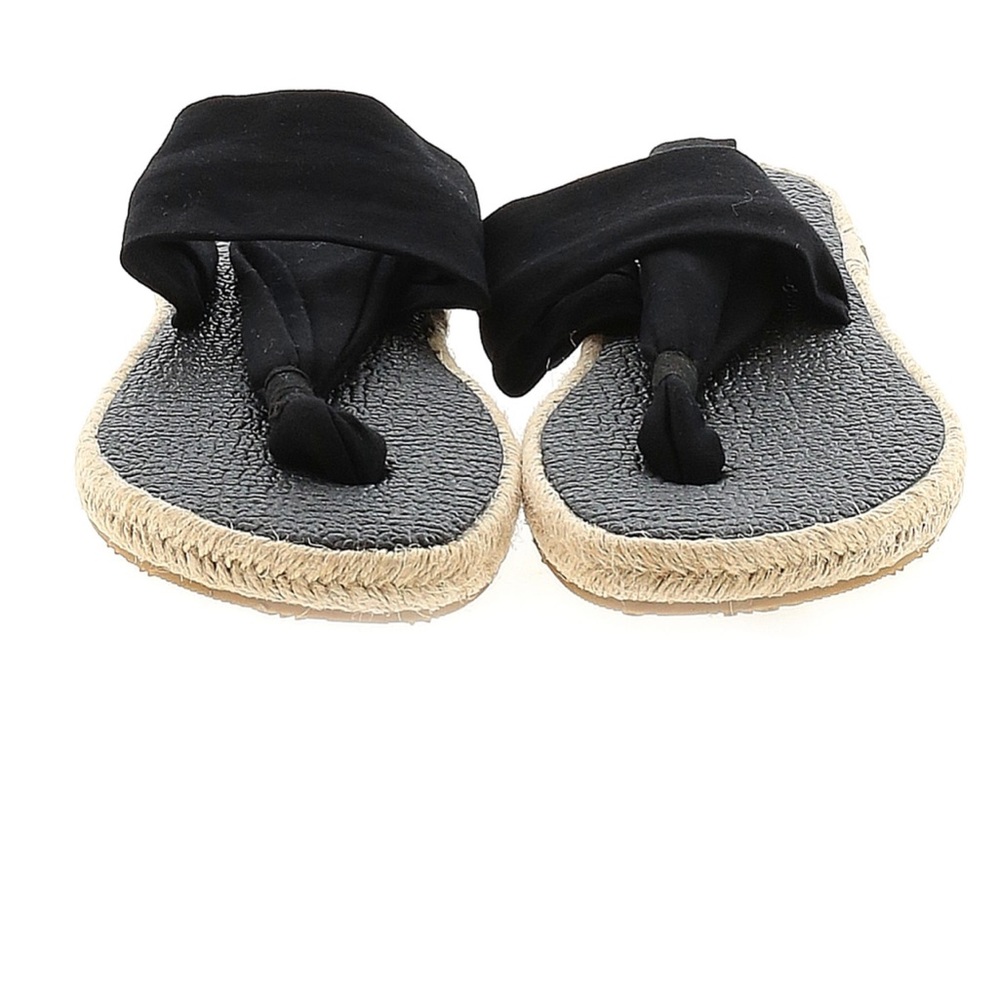 Nalho black thong sandal